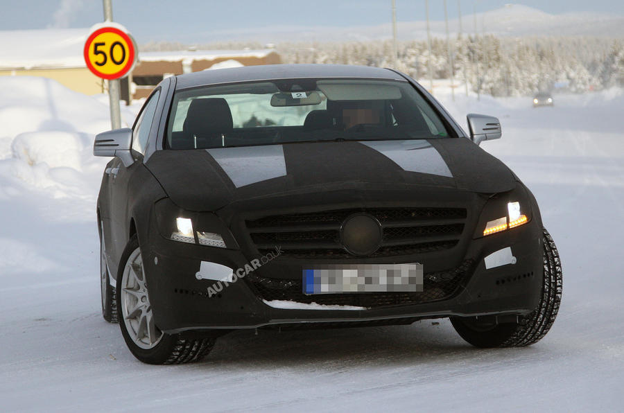 New Mercedes CLS spied
