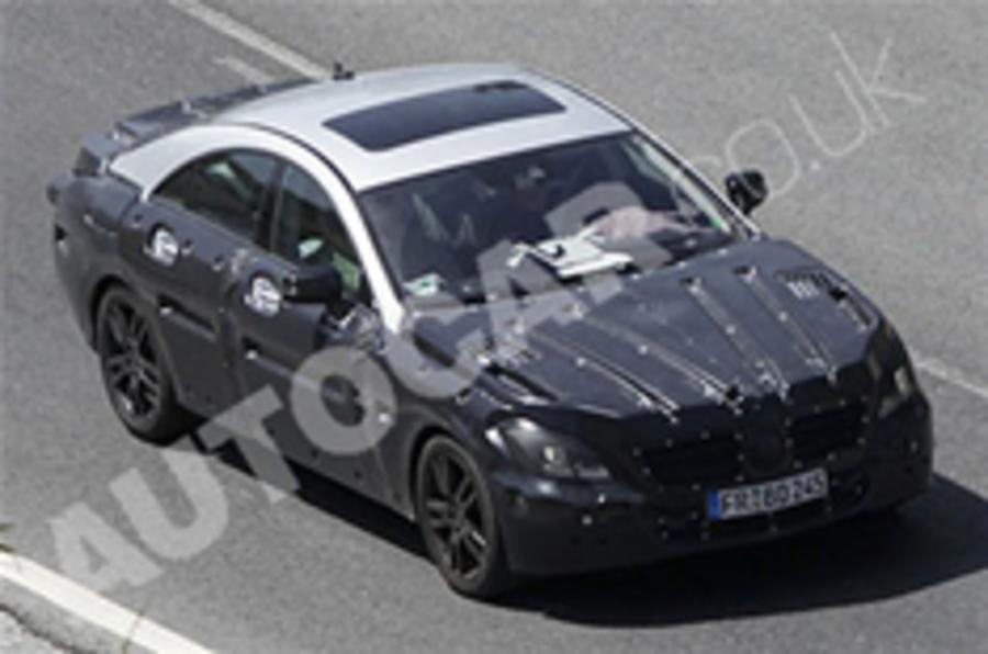 New Mercedes CLS spied