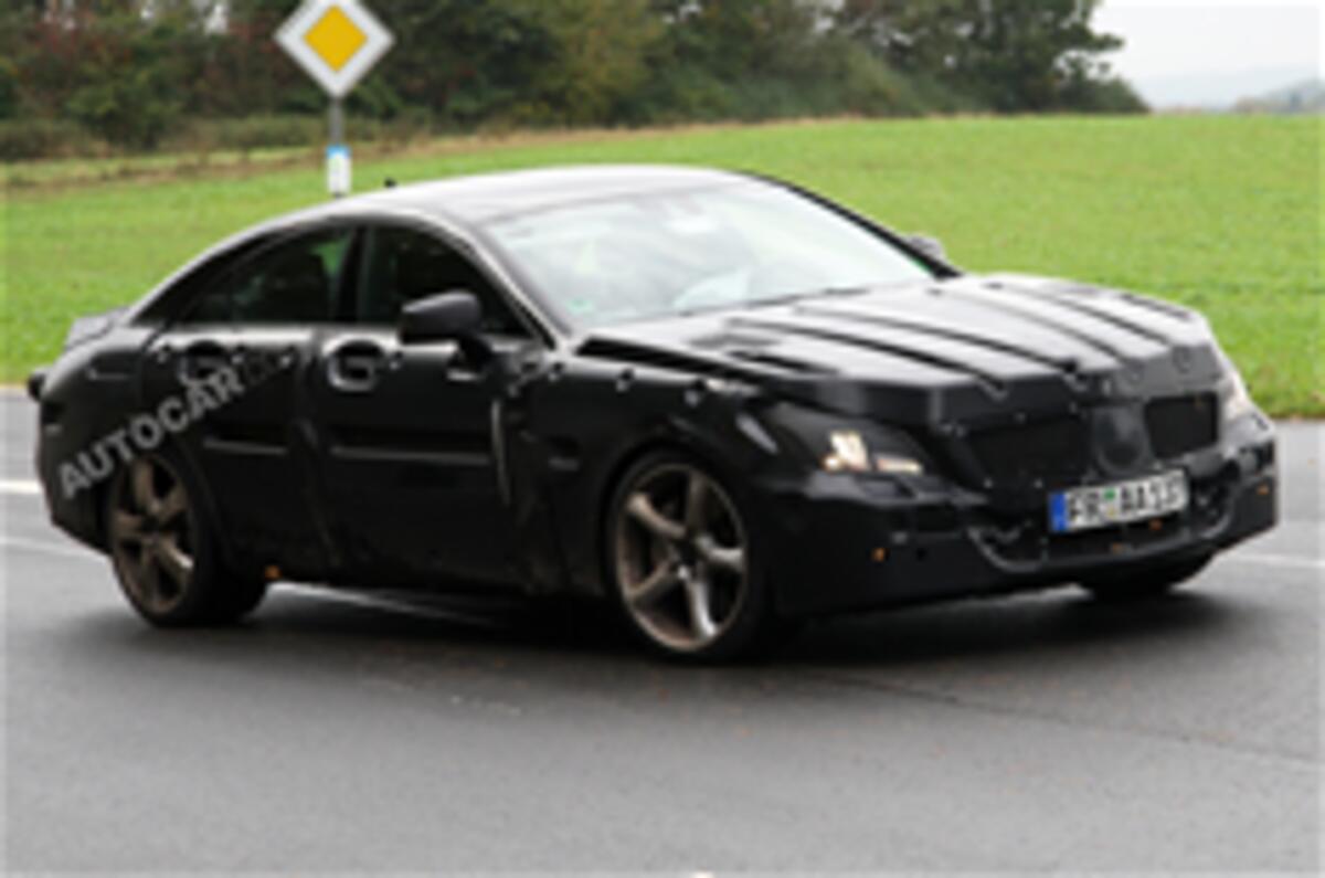 Next Mercedes CLS63 AMG spied