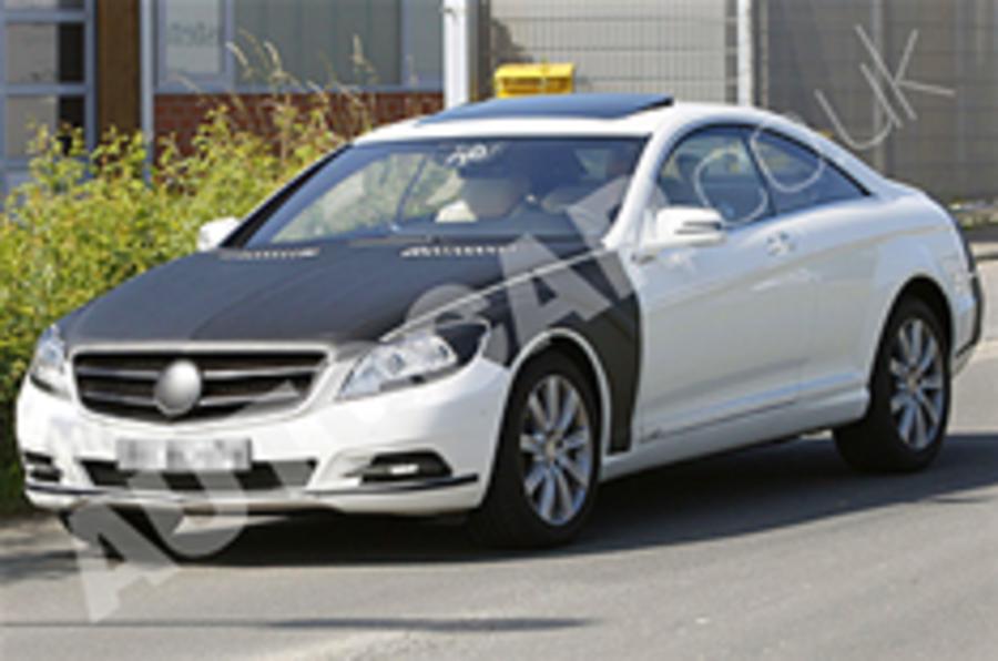 Mercedes S-class Coupe spied