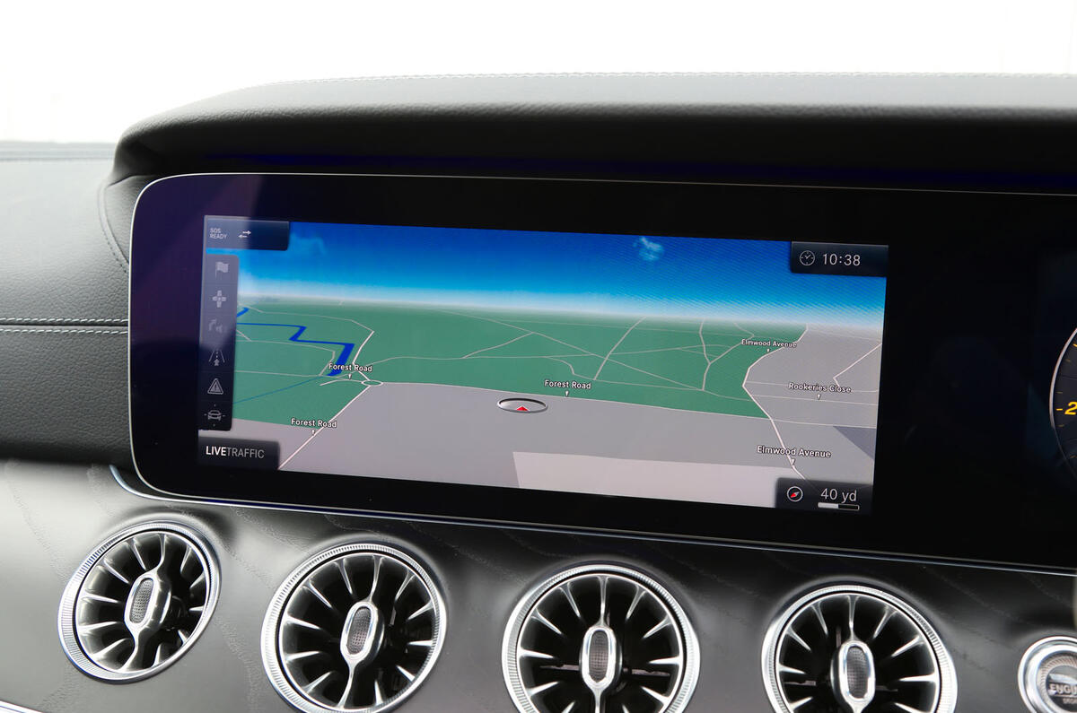 Mercedes-Benz E-Class Coupé infotainment system