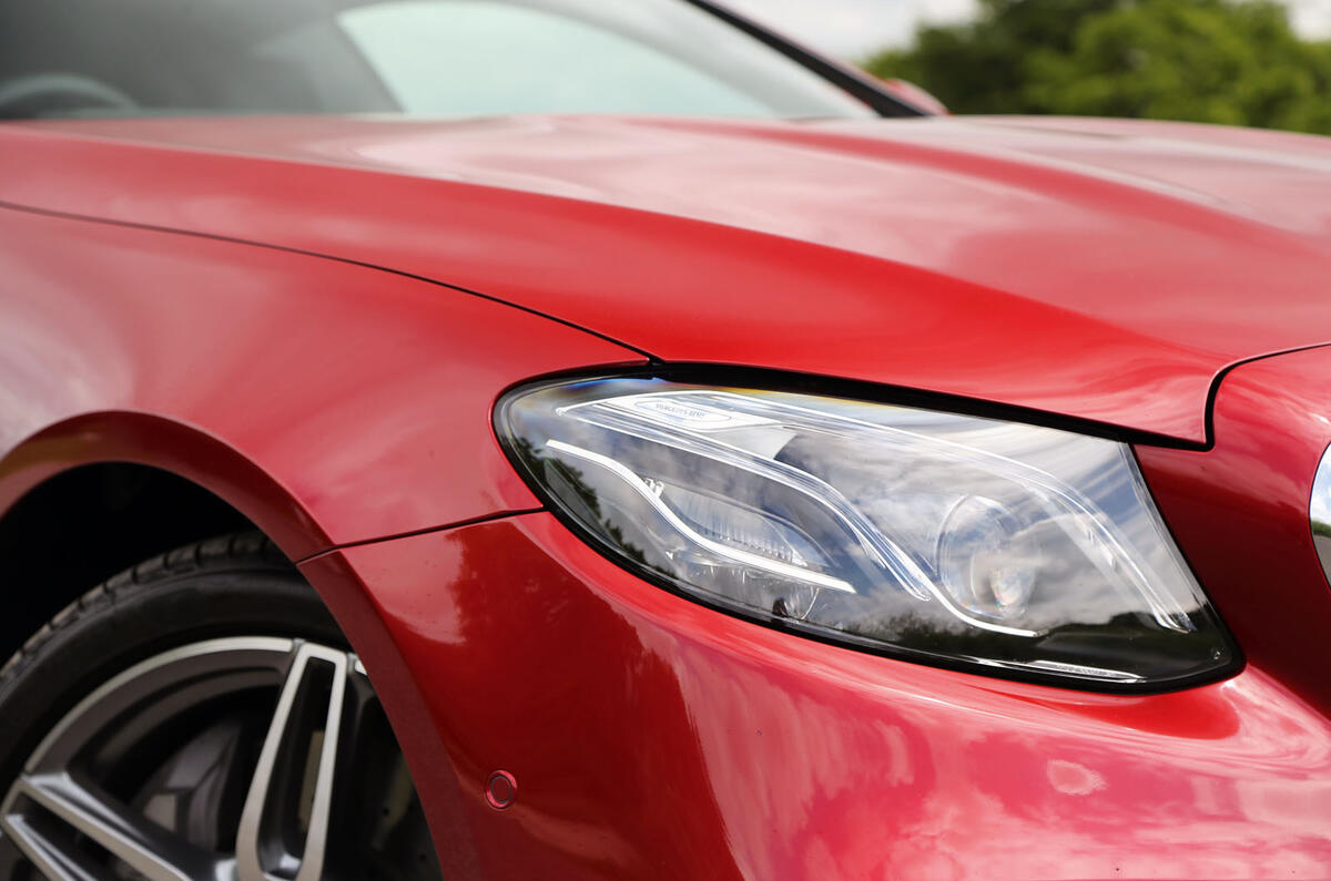 Mercedes-Benz E-Class Coupé LED headlights