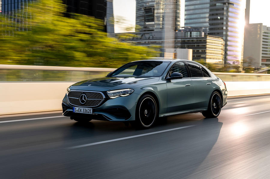 mercedes benz e class review 202303 tracking front