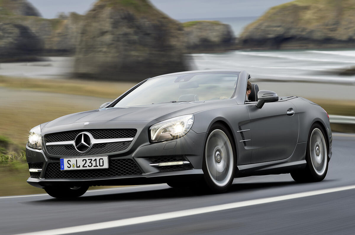 Detroit show: All-new Mercedes SL