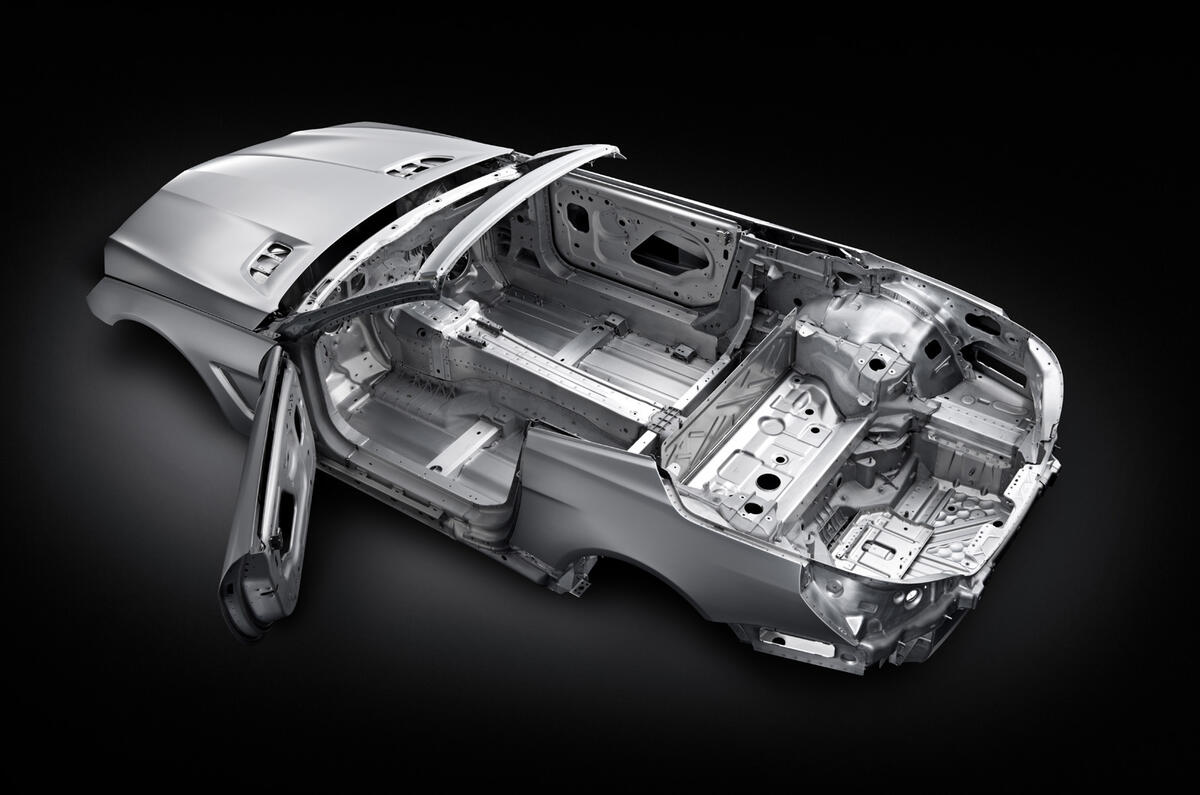 Merc SL gets aluminium tech