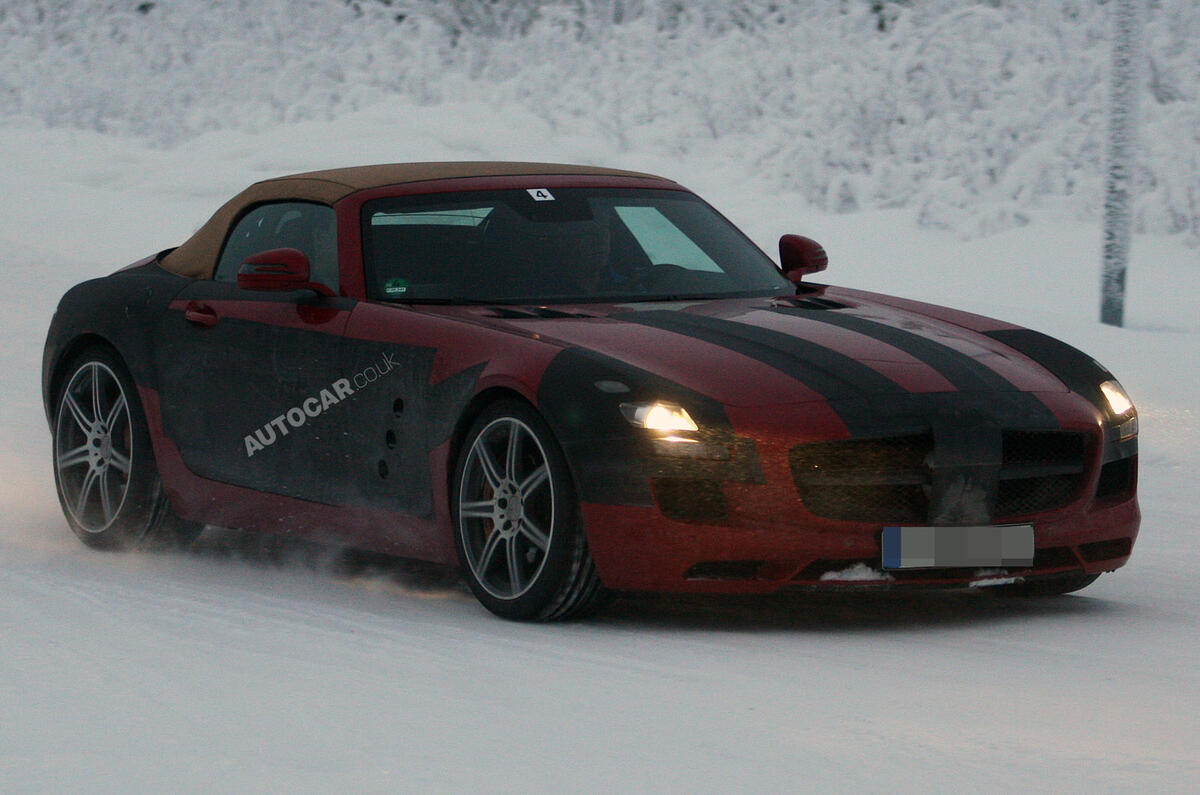 Merc SLS Roadster - new pics