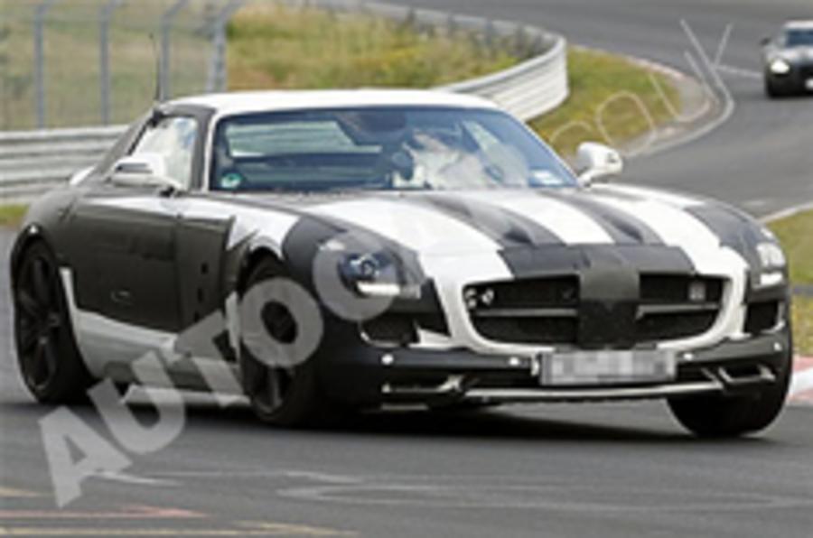 Mercedes SLS spied at 'Ring