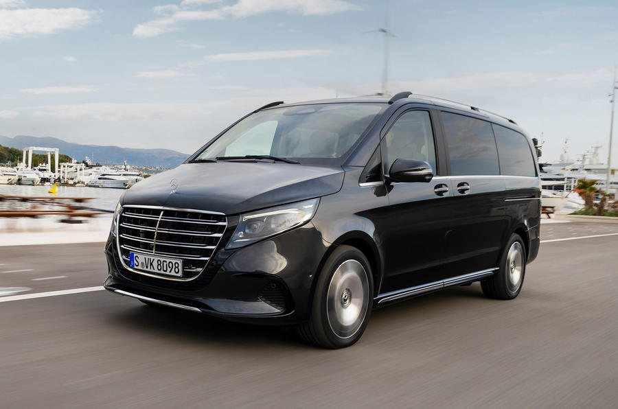 mercedes benz v vlass review 2024 01 tracking front