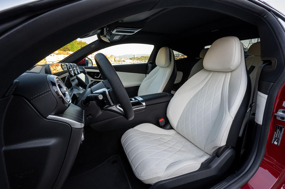 mercedes cle review 202317 seats front