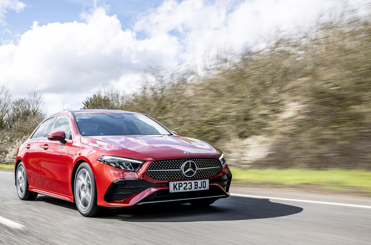 Mercedes Benz A1250e front far