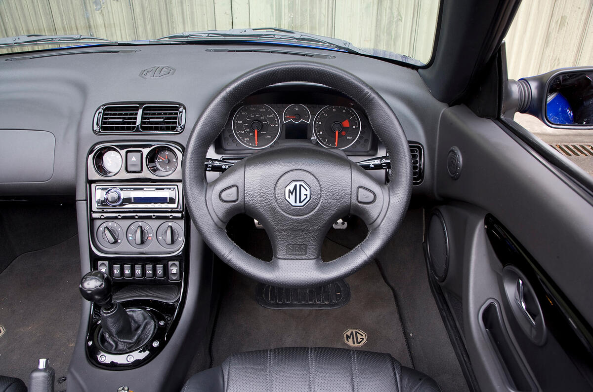 MG Motor TF 20022005 interior Autocar