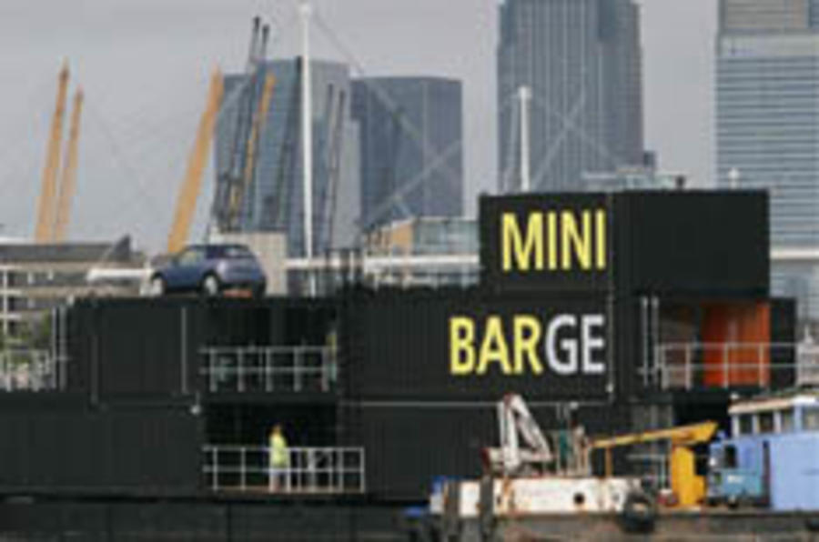 Mini barges in to the London motor show