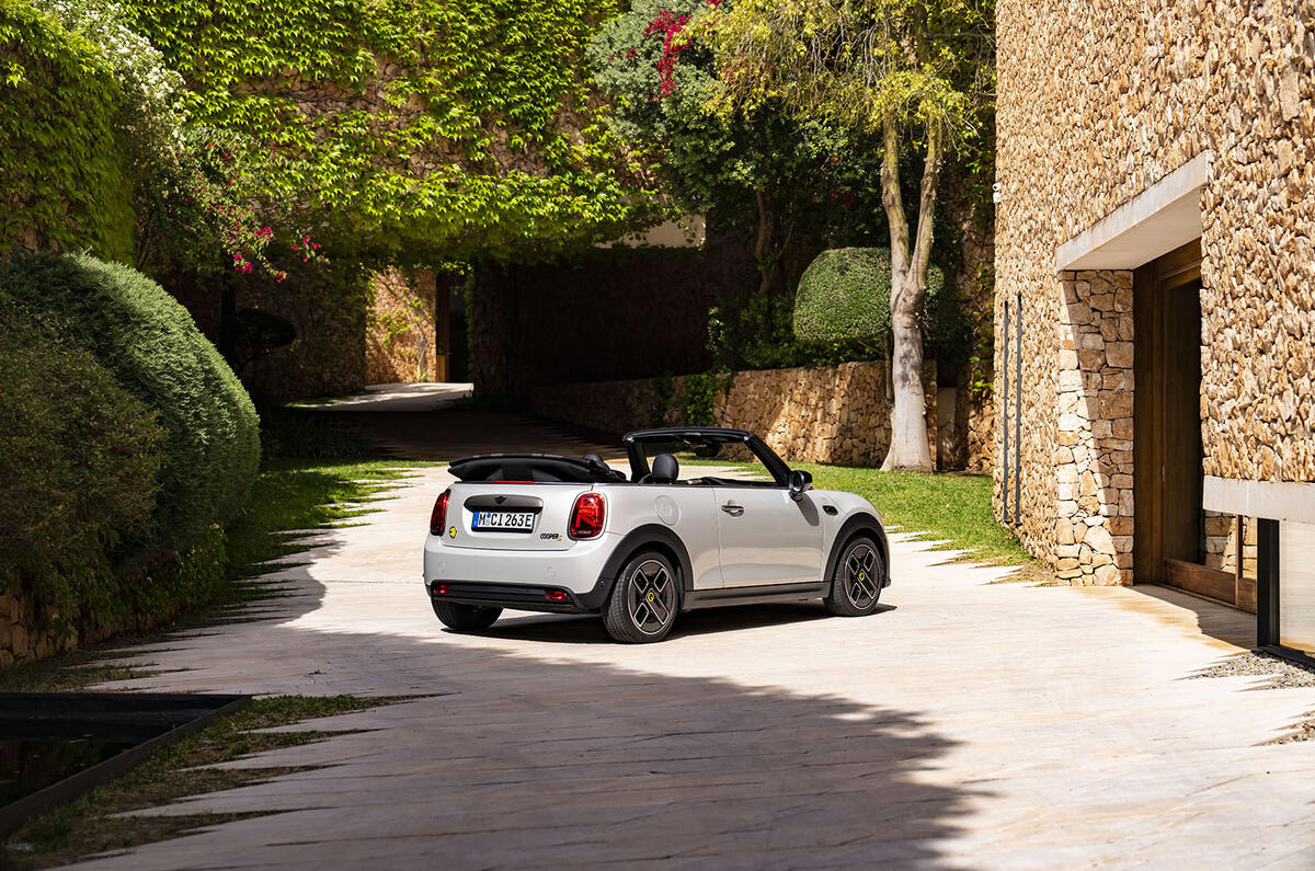 mini electric cabriolet avis 16 statique arriere