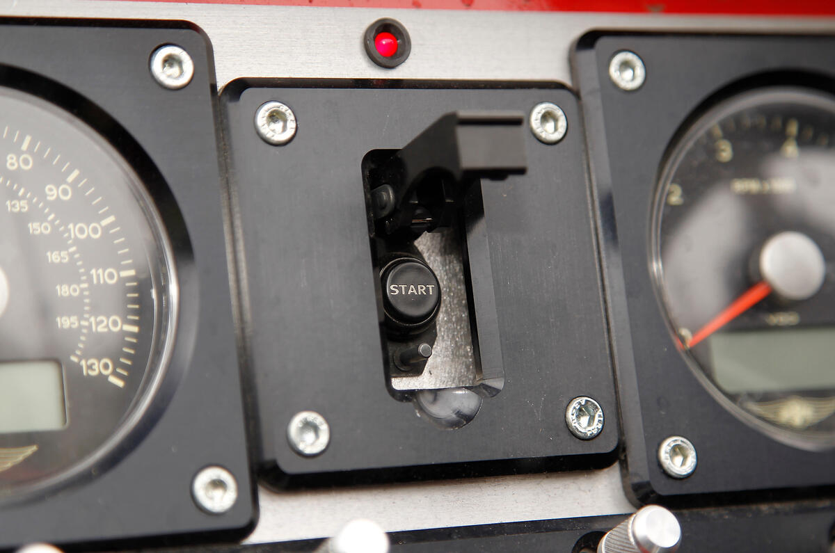 Morgan 3 Wheeler ignition button