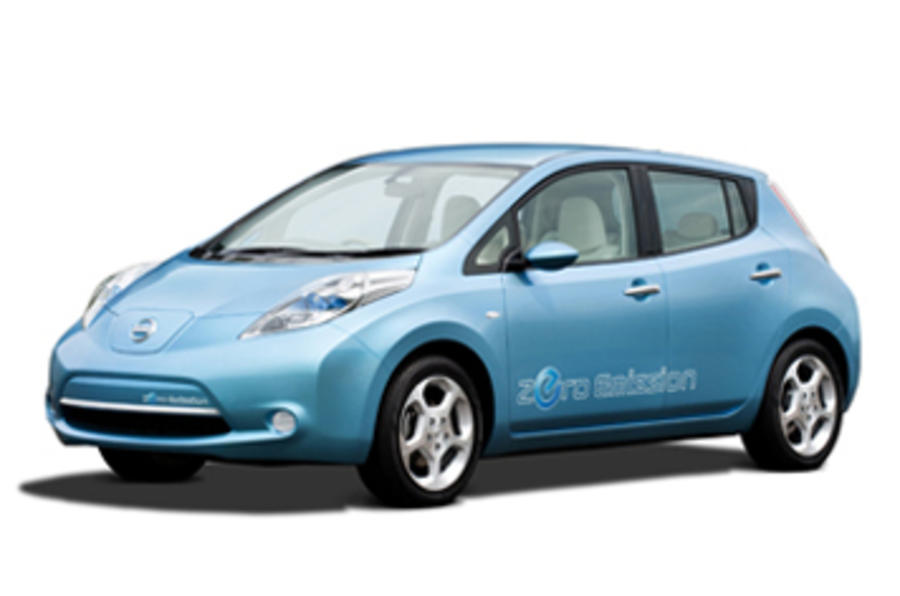 Electric car emissions warning