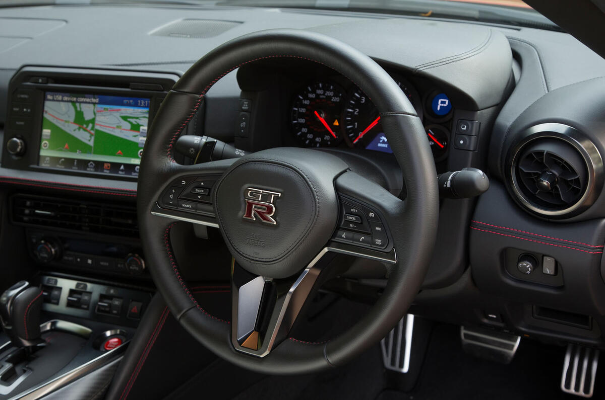Nissan GT-R steering wheel
