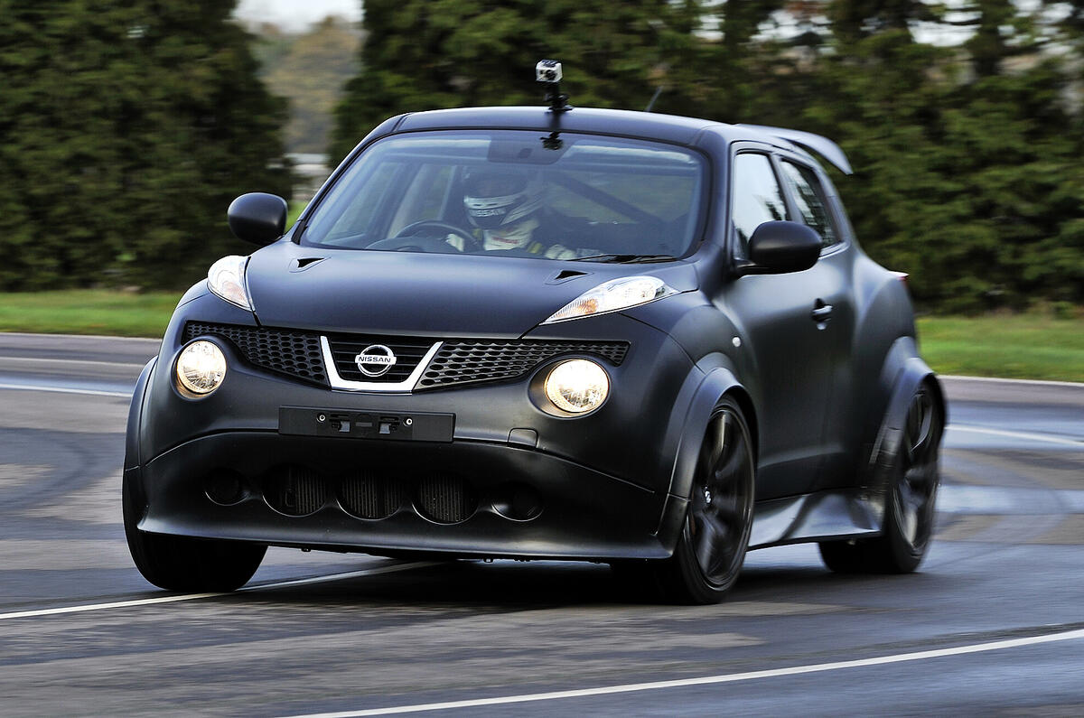 Nissan Juke-R hits the track