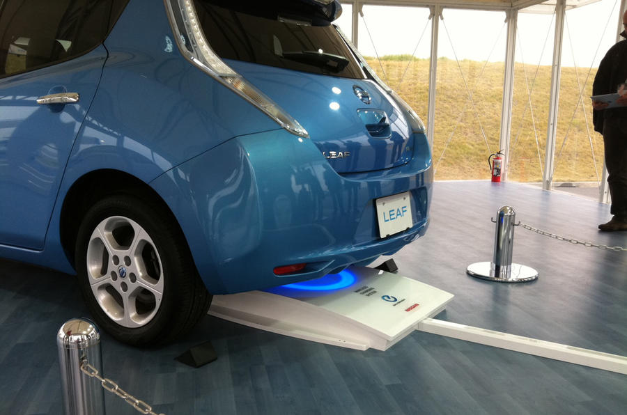 Wireless charging for Nissan Leaf