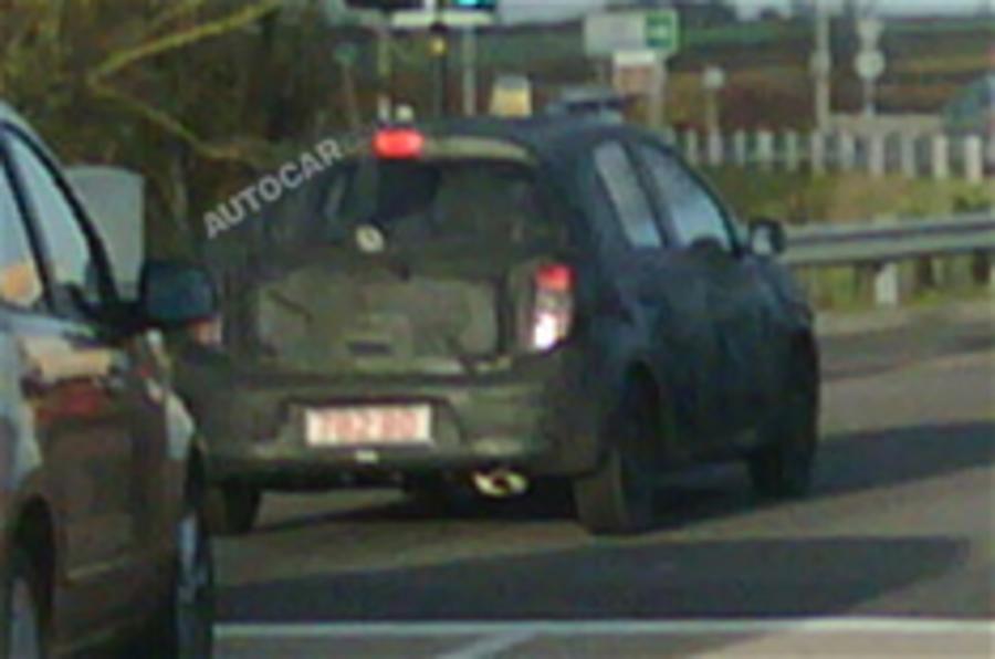 New Nissan Micra spied