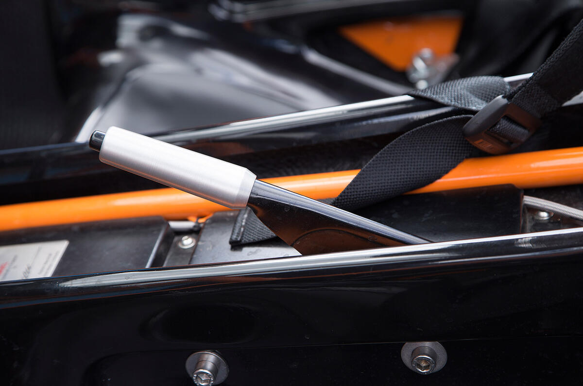 Ariel Nomad's handbrake