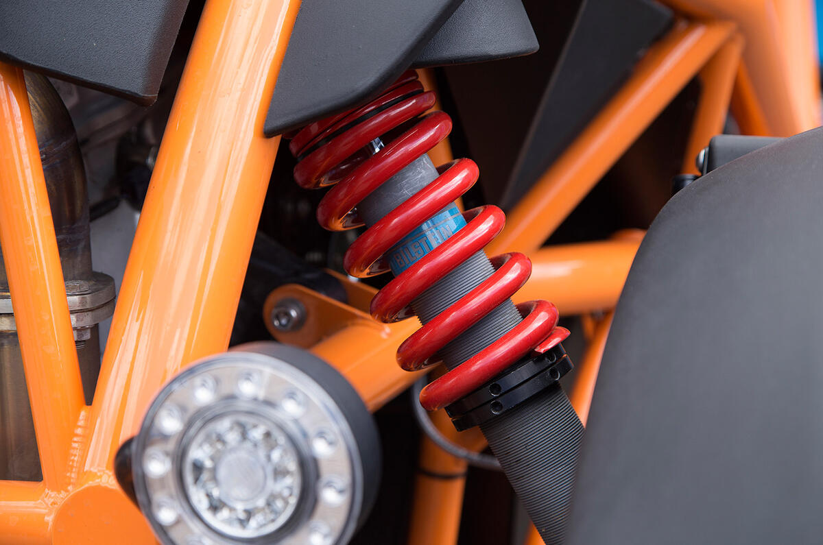 Ariel Nomad's suspension spring