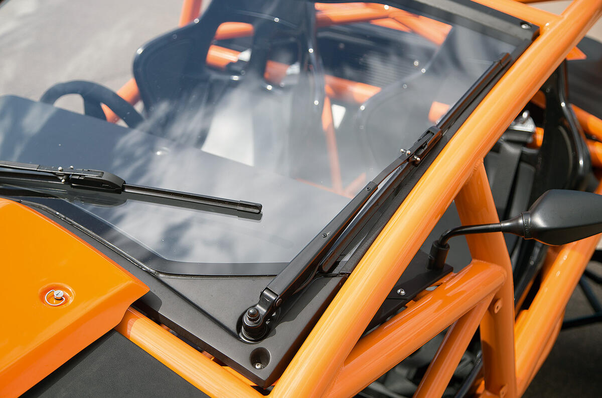 Ariel Nomad's windscreen