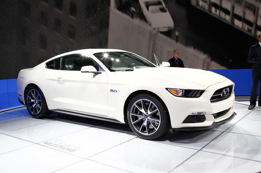50th anniversary Ford Mustang shown