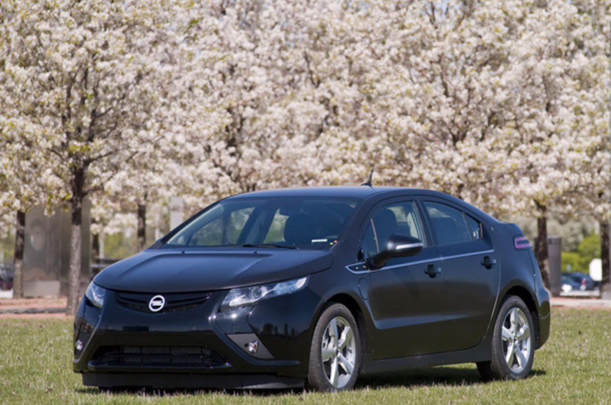 First Opel Ampera built