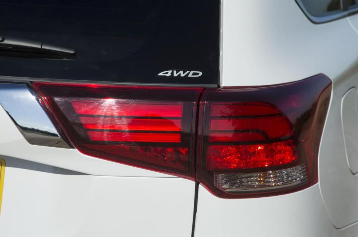 Mitsubishi Outlander PHEV rear lights