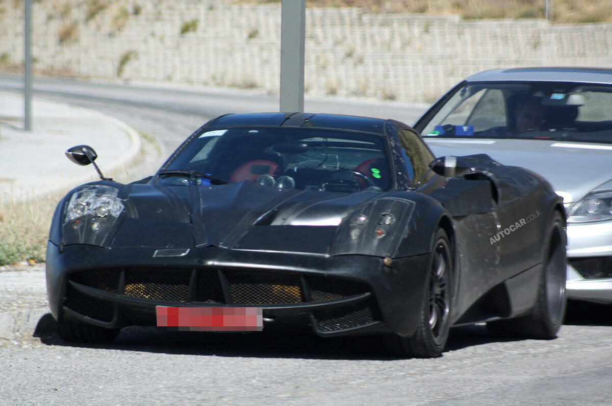 Next Zonda - new spy pics