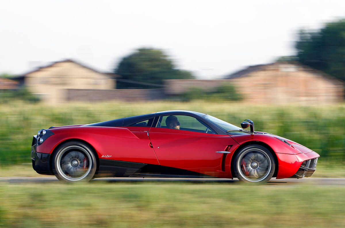 The 730bhp Pagani Huayra 