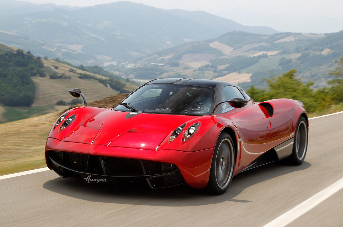 Pagani Huayra front quarter