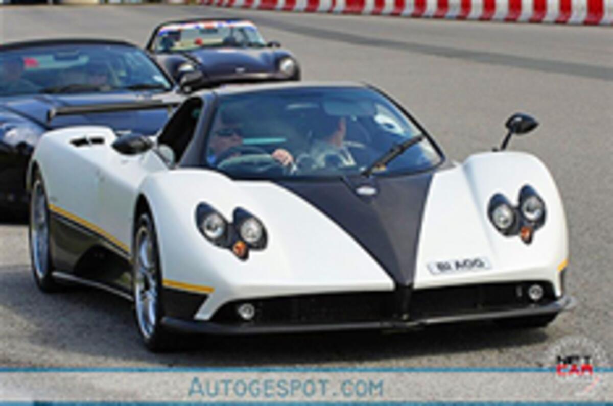 One-off Pagani Zonda pictured