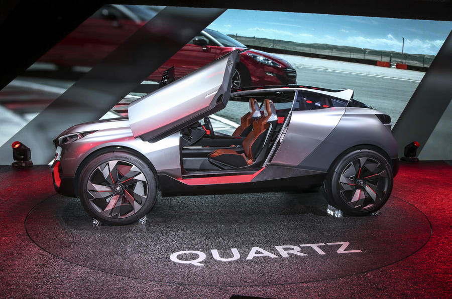 Peugeot reveals Quartz hybrid SUV concept