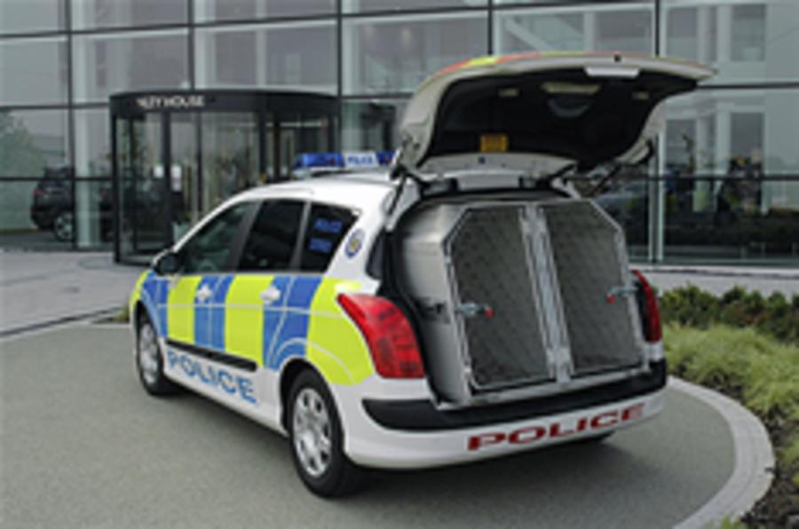 Peugeot 308 SW police dog van