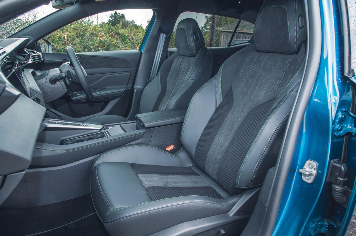 peugeot 408 review 2023 015 front seats