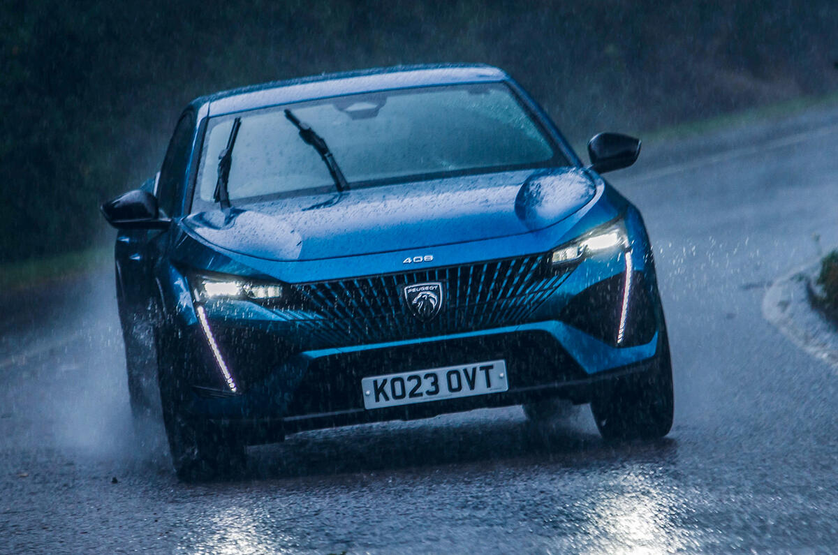 peugeot 408 review 2023 018 cornering front