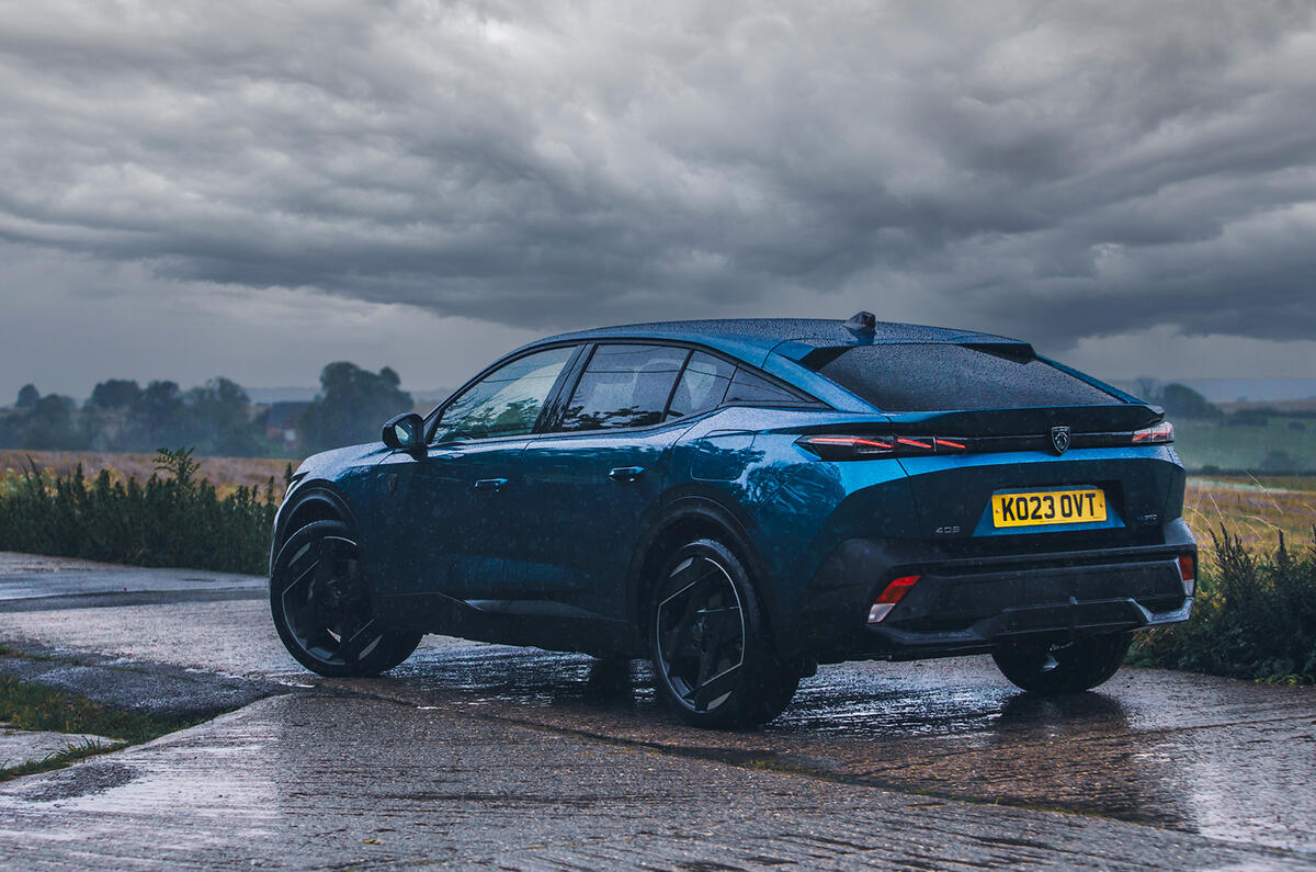 peugeot 408 review 2023 021 static rear