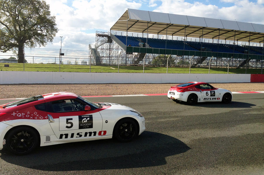 GT Academy racers at Silverstone