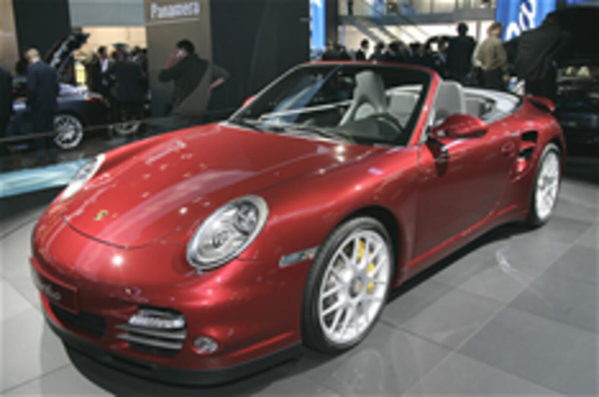 Frankfurt motor show Porsche 911 Turbo Autocar