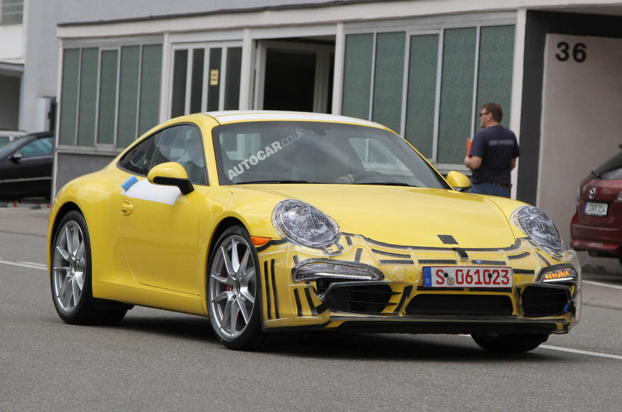 New Porsche 911 scooped