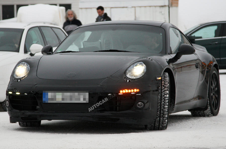 New Porsche 911 - spy video