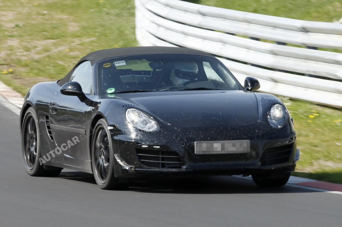 New Porsche Boxster spy shots