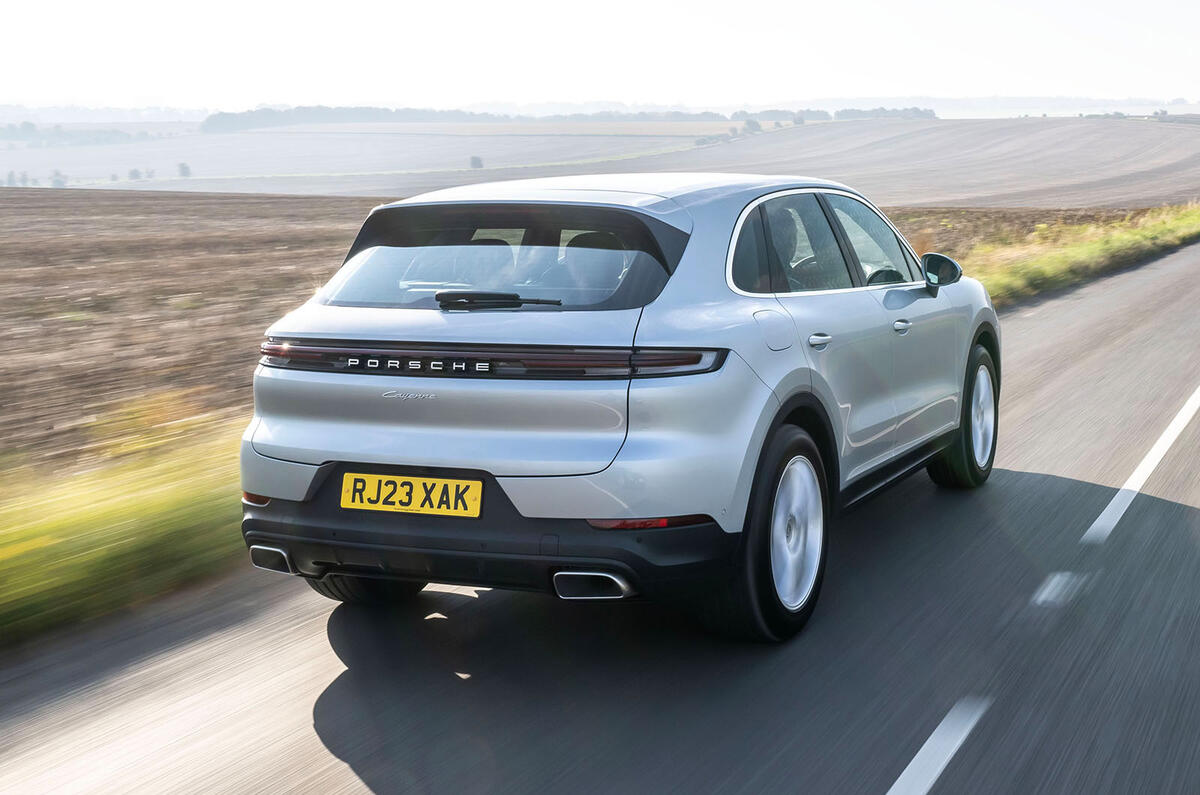 porsche cayenne review 2023 03 tracking rear