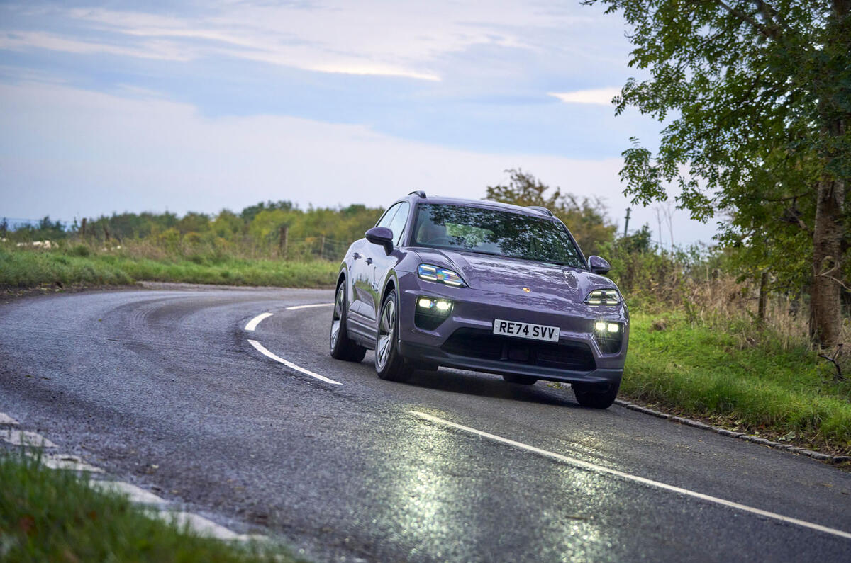 Porsche Macan 4 2024 compte-rendu de l'angle avant 1162