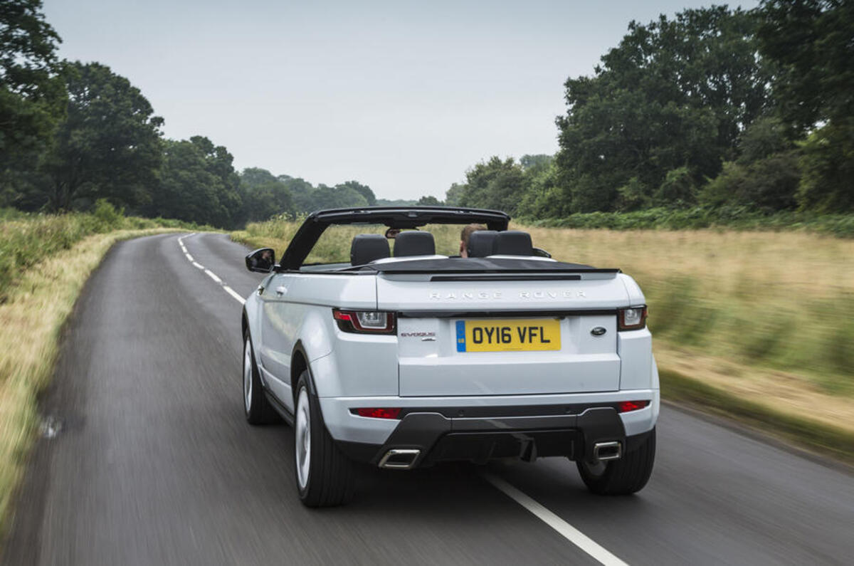 Land Rover Range Rover Evoque Convertible 16 18 Review 21 Autocar