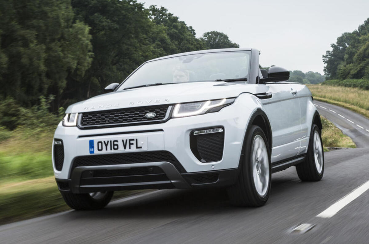 Land Rover Range Rover Evoque Convertible 16 18 Review 21 Autocar