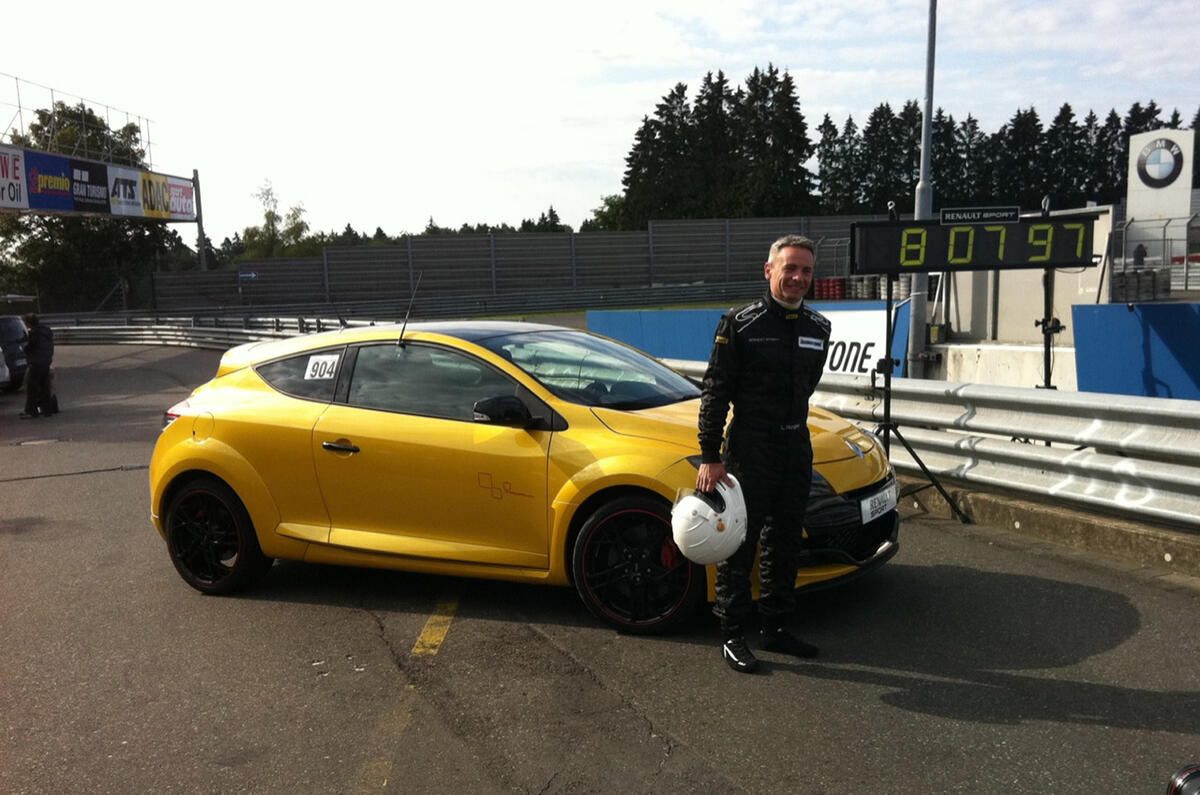 Megane smashes 'Ring record  