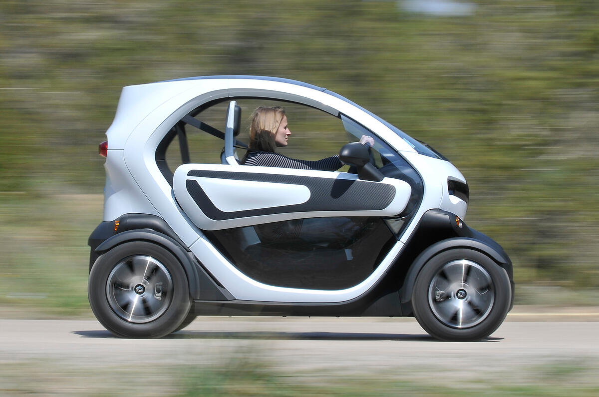 Fully-electric Renault Twizy