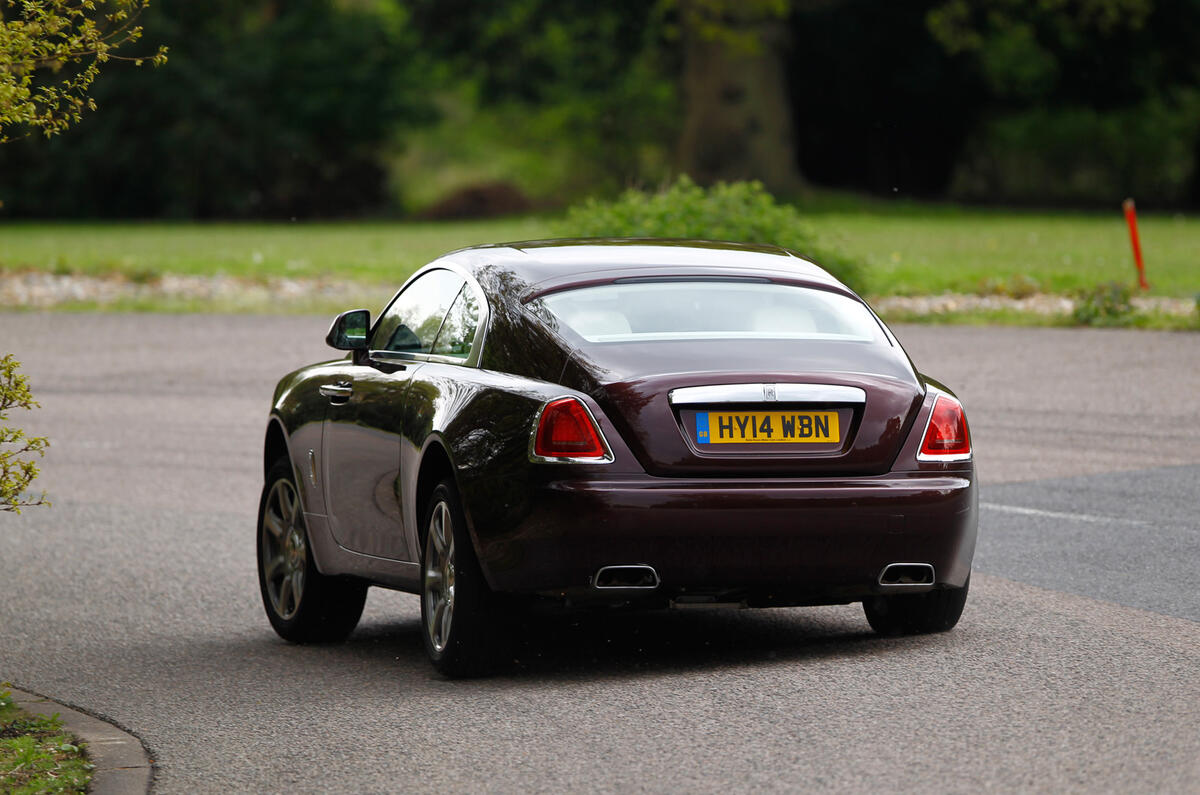 Rolls-Royce Wraith rear cornering